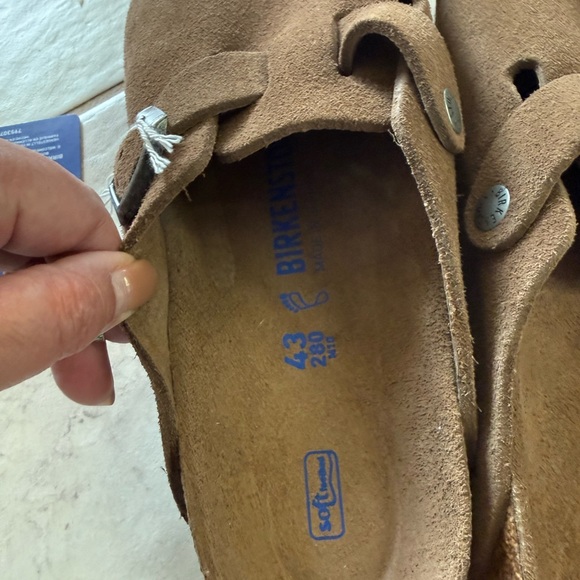 Birkenstock Men\'s Clogs/ Slip-On Sandals Dark tea tonal (NEW) size 10 men’s main image 4